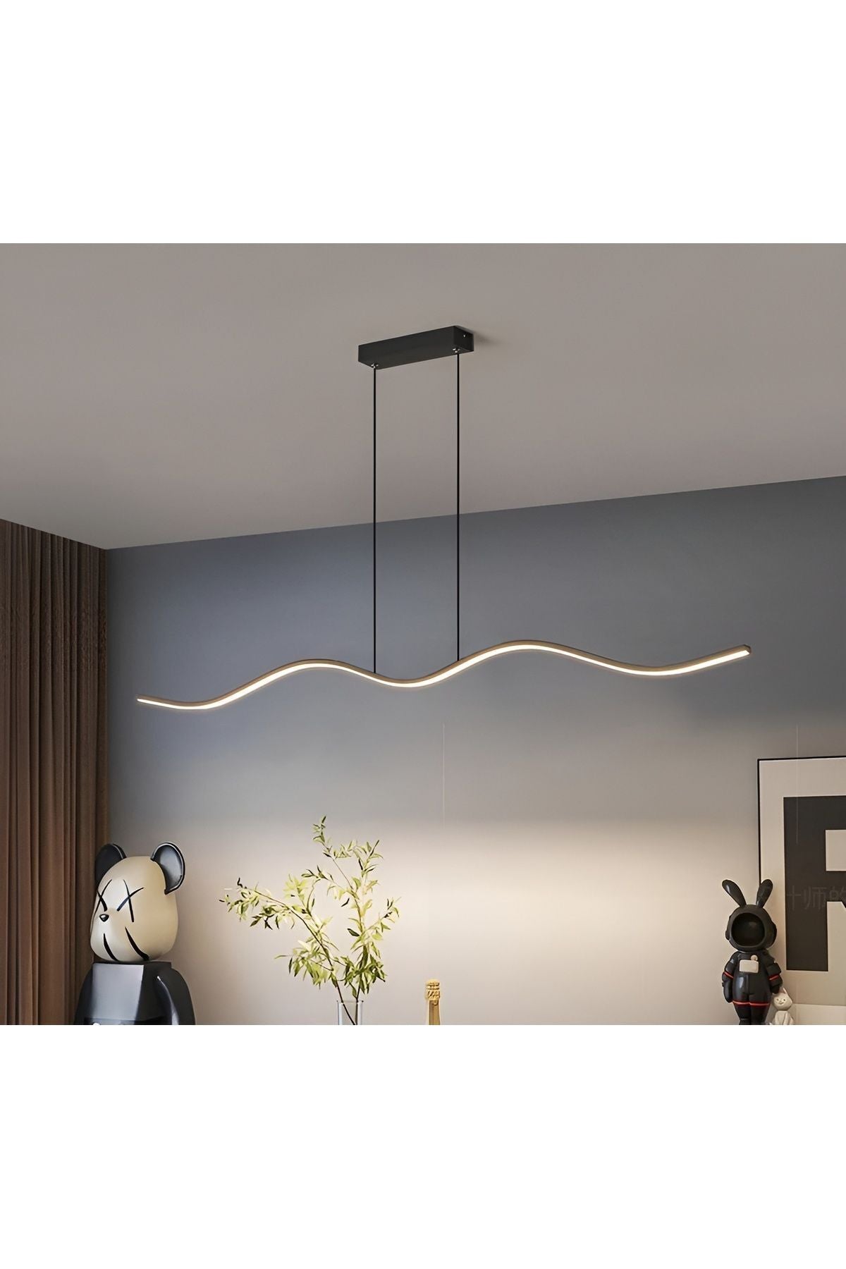 Led Avize Sarkıt 3renk - Martı 120 Cm