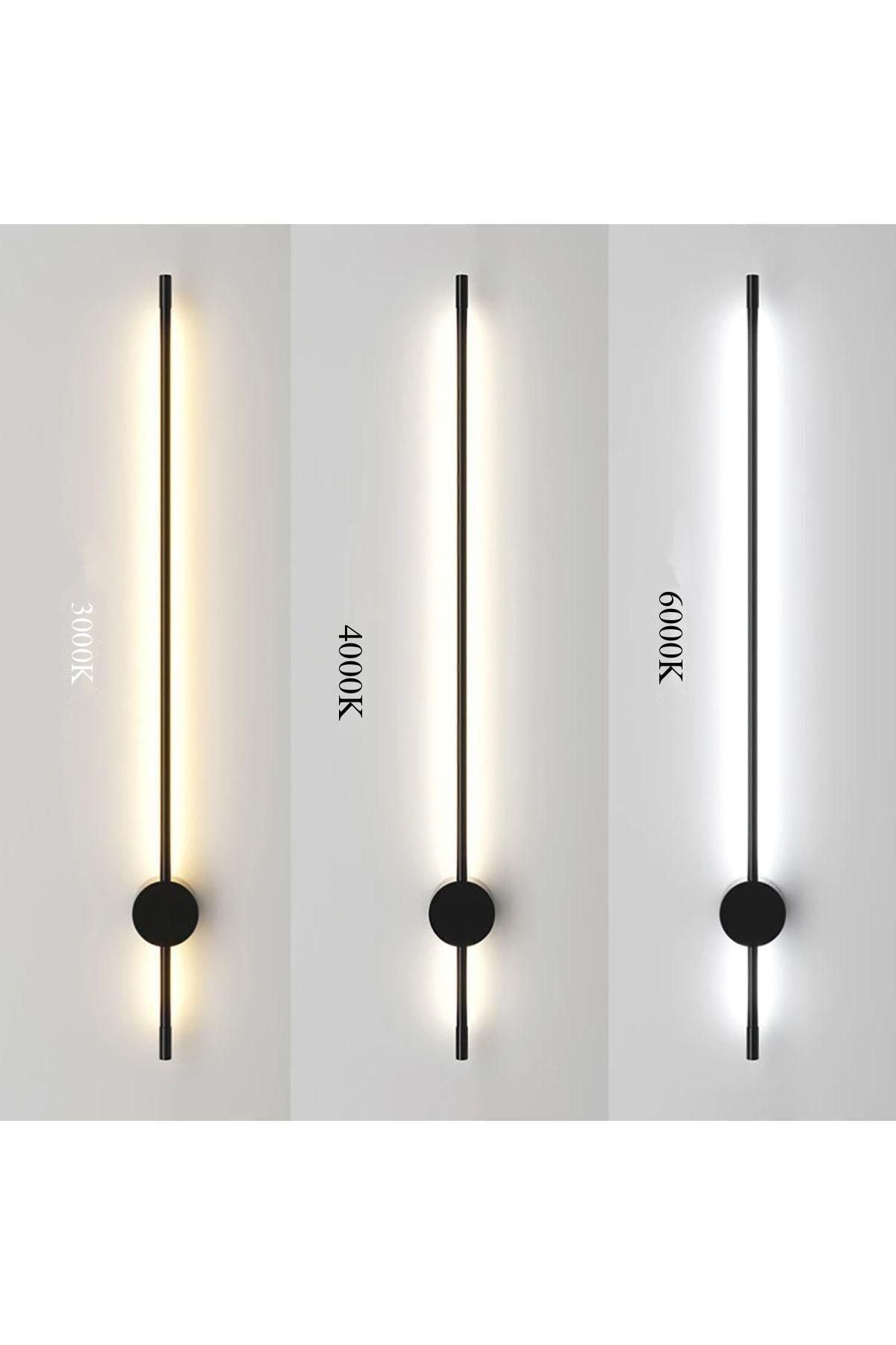 Rod 70cm Samsung Led Duvar Aplik Çubuk Siyah Gün Işığı