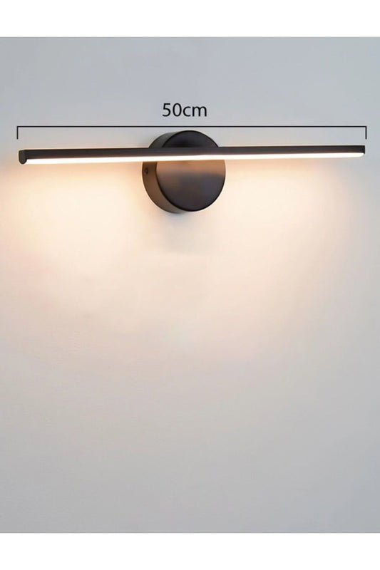 Project Dekoratif Banyo Duvar Ayna Tablo Aydınlatması Günışığı Led Flüt Aplik 50 Cm