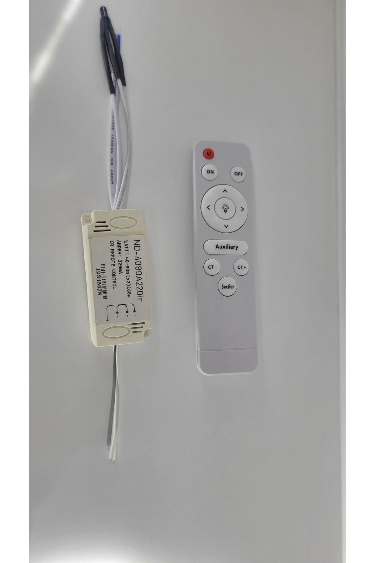 LED UZAKTAN KUMANDALI DRIVER/TRAFO (40W-80W (x2), 182V-364V, 220mA) AVİZE