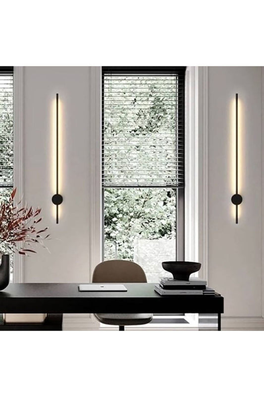 Rod 70cm Samsung Led Duvar Aplik Çubuk Siyah Gün Işığı